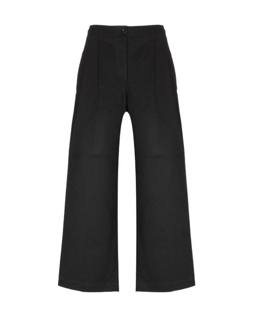 Totême Black Totême Wide-Leg Trousers