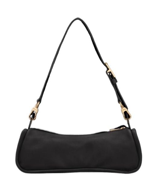 Longchamp Black Looong M Shoulder Bag