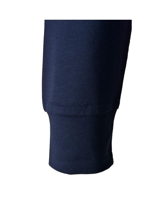 EA7 Blue Ea7 Series Floral Pattern Hooded Long Sweater