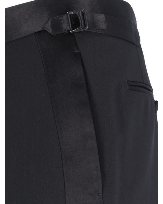 Tom Ford Black Single-Breasted Two-Piece Tailored Suit for men