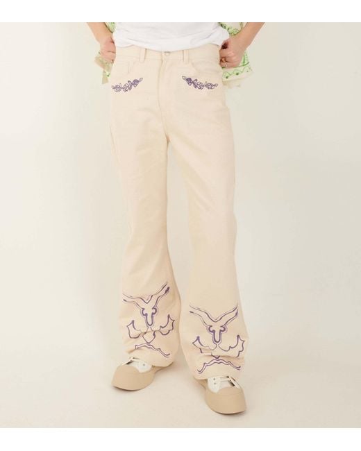 Carne Bollente Natural Belt Loop Jeans for men