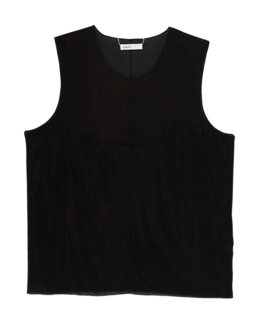 Khaite Black Allo Top