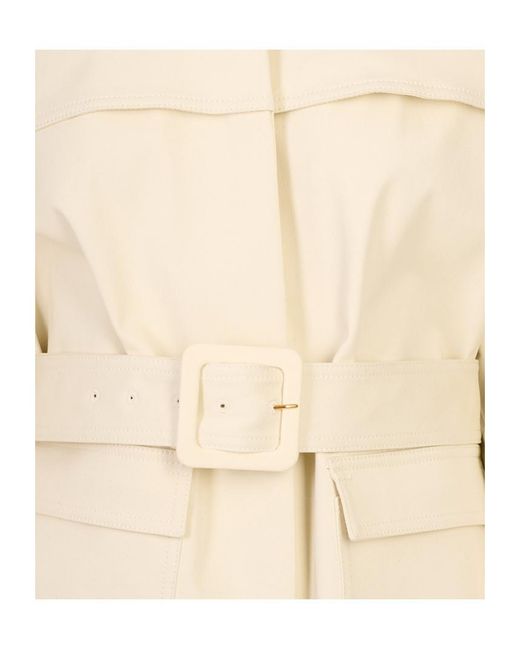 Fabiana Filippi Natural Belted Casual Jacket