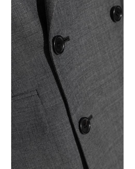 DSquared² Gray Double-Breasted Suit for men