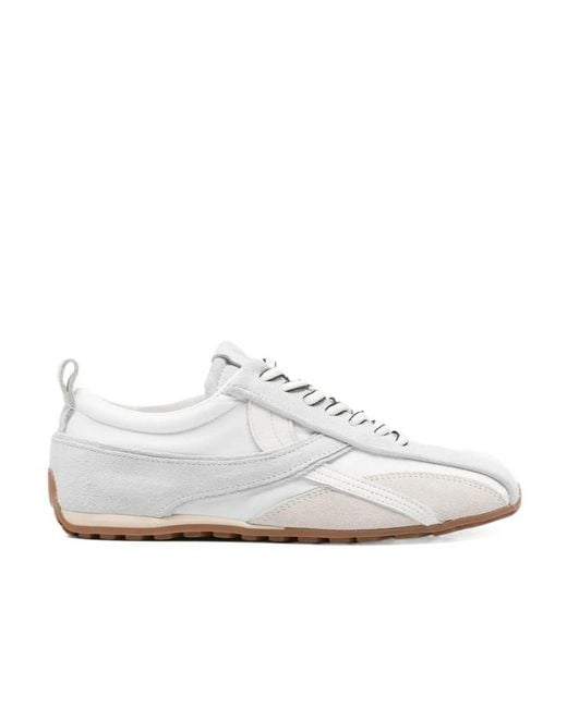Alohas White Tb.304 Lace-Up Sneakers