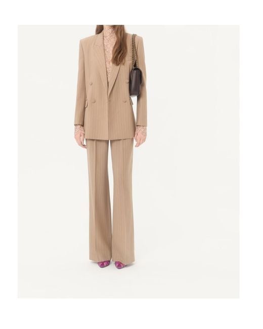 Valentino Natural Faded Pinstripe Jacket