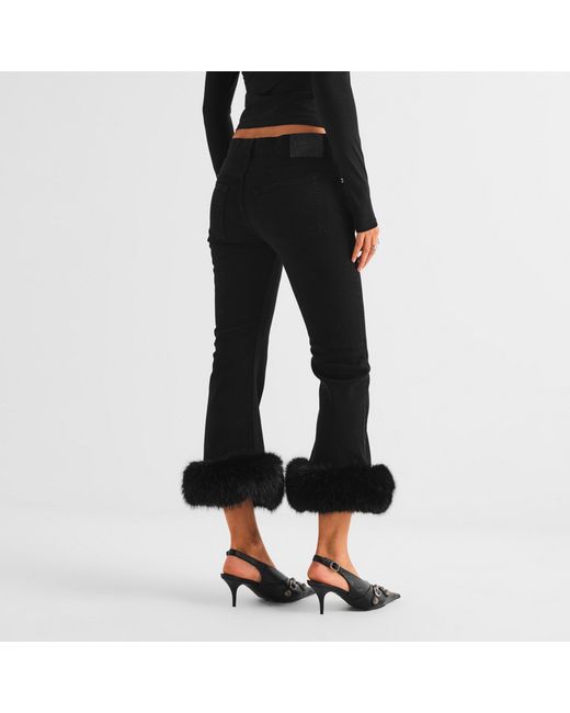 Balenciaga Black Solid Color Casual Pants