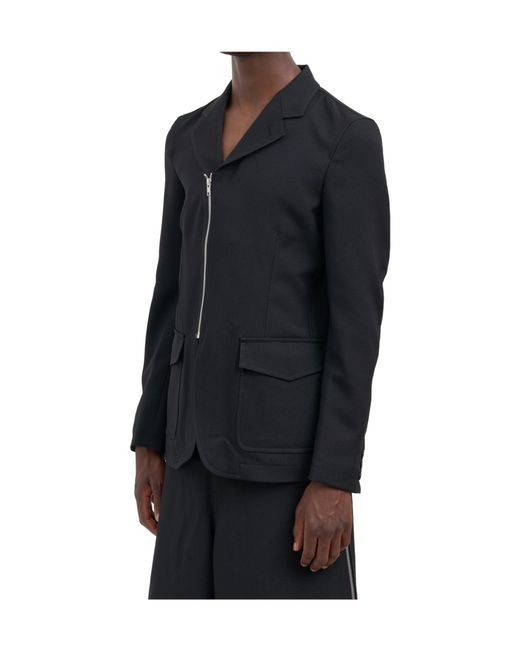 Comme des Garçons Black Collared Jacket for men