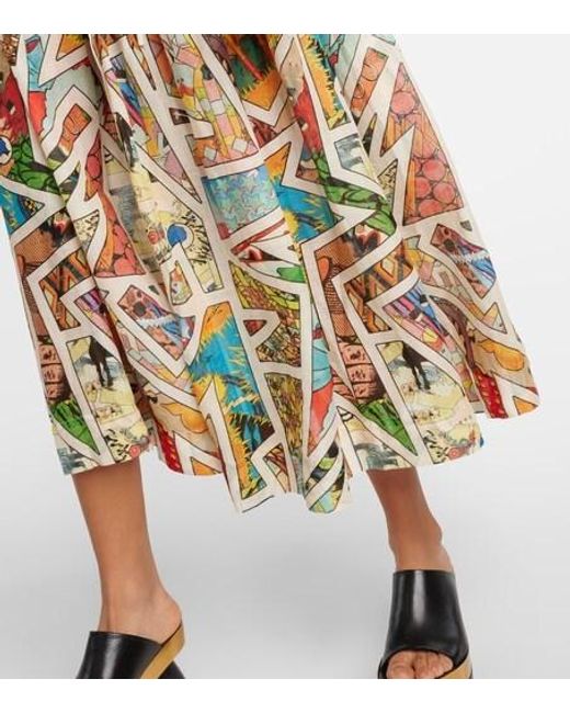 ALÉMAIS Metallic Shirt Dress