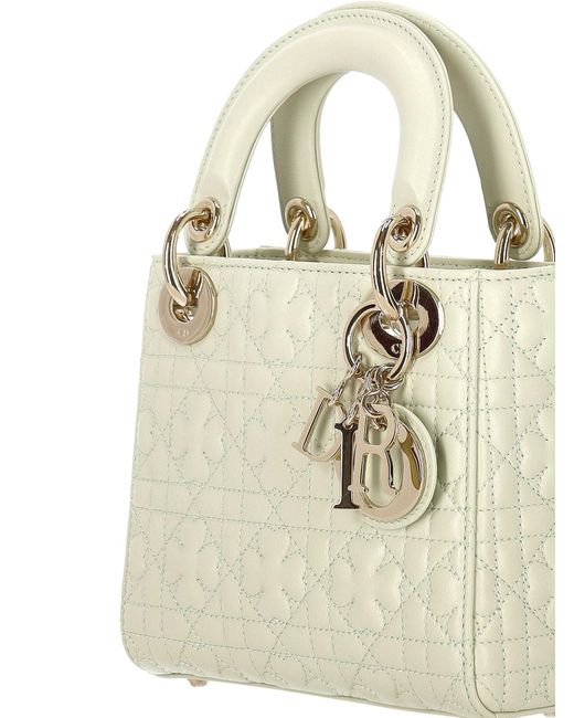Dior White Logo Handbag