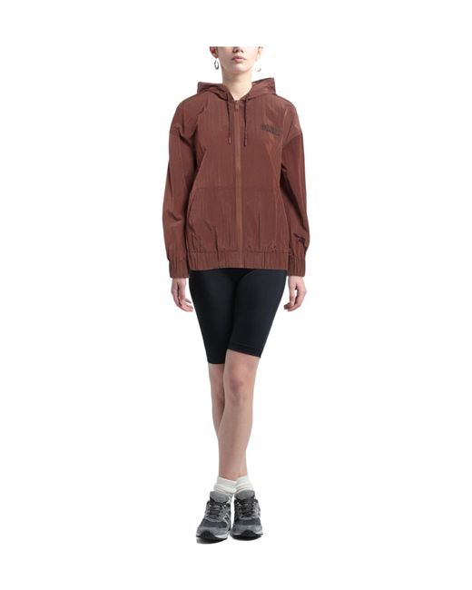 Ganni Brown Windbreaker Jackets