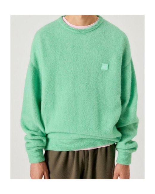 American Vintage Green Long-Sleeved Sweater for men