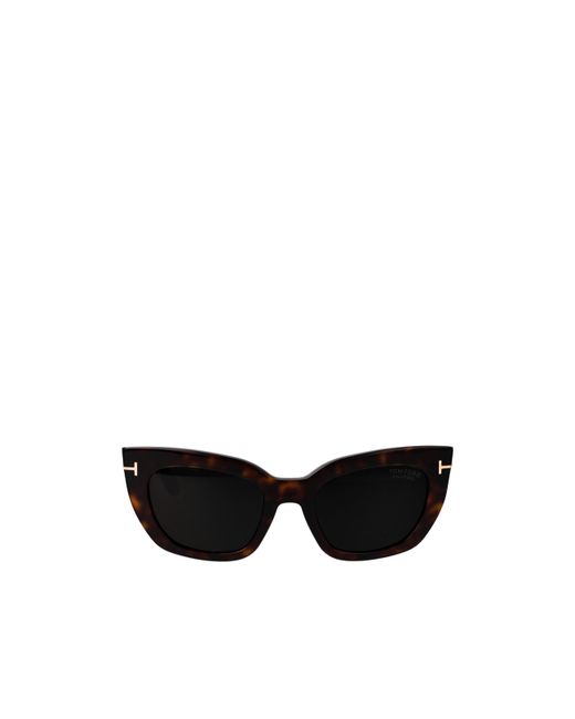 Tom Ford Black Eyewear Athena Cat-Eye Frame Sunglasses