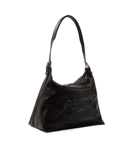Lemaire Black Belted Shoulder Bag for men