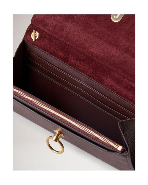 Mulberry Purple Logo-Plaque Crossbody Bag