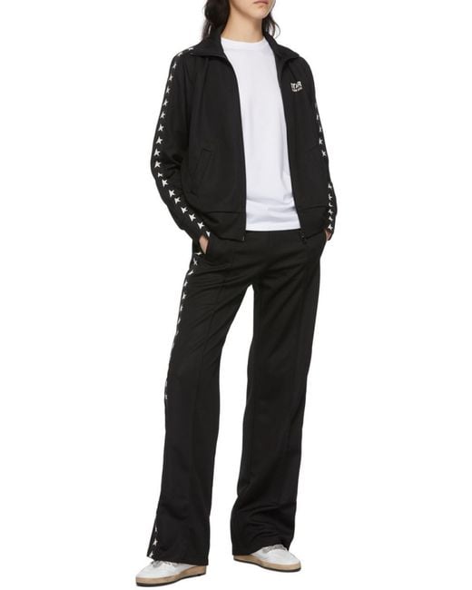 Golden Goose Deluxe Brand Black Star Tape Zipped Jacket