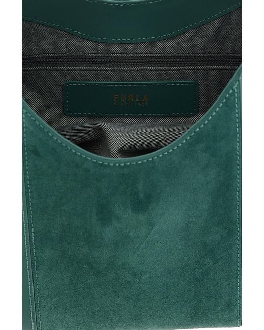 Furla Green Goccia Medium Hobo Shoulder Bag