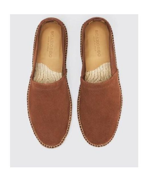Scarosso Brown Round-Headed Love Shoes for men