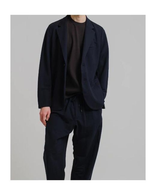Harris Wharf London Blue Travel Blazer for men