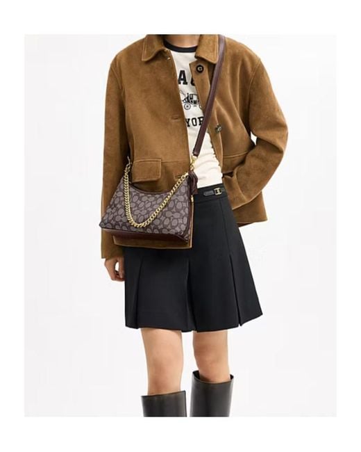 COACH Gray Juliet Shoulder Bag 25