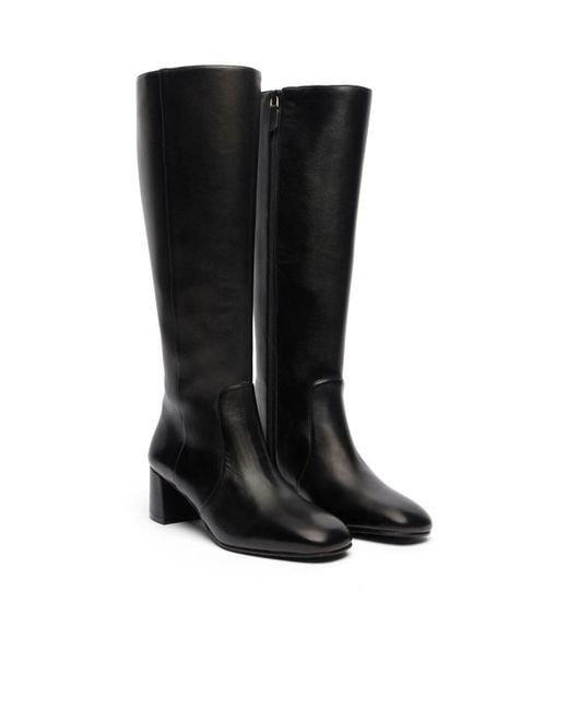 Stuart Weitzman Black Maeve Zip Boot