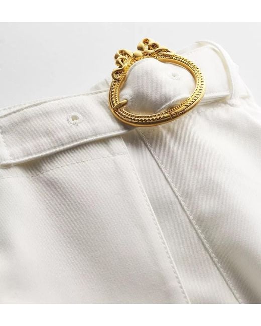 Dior White Médaillon Skort
