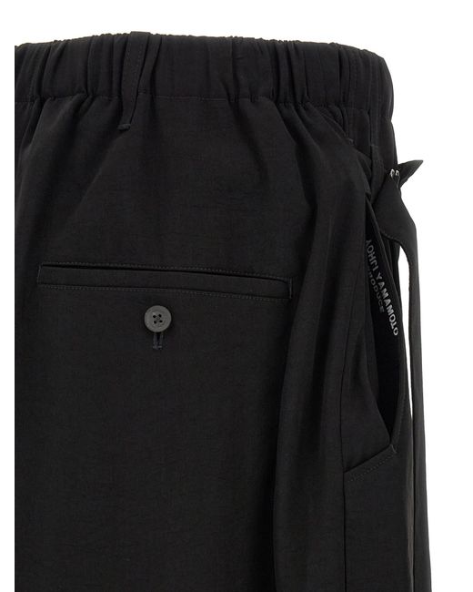 Yohji Yamamoto Black Wallet Pants for men