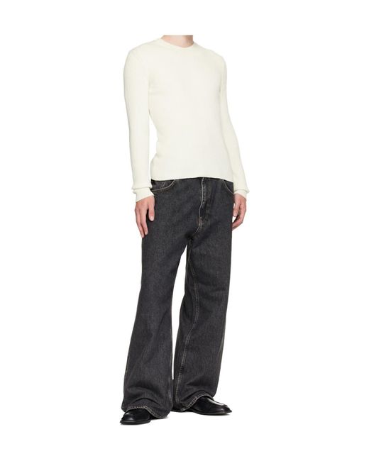 sunflower Gray Straight-Leg Five-Pocket Jeans for men