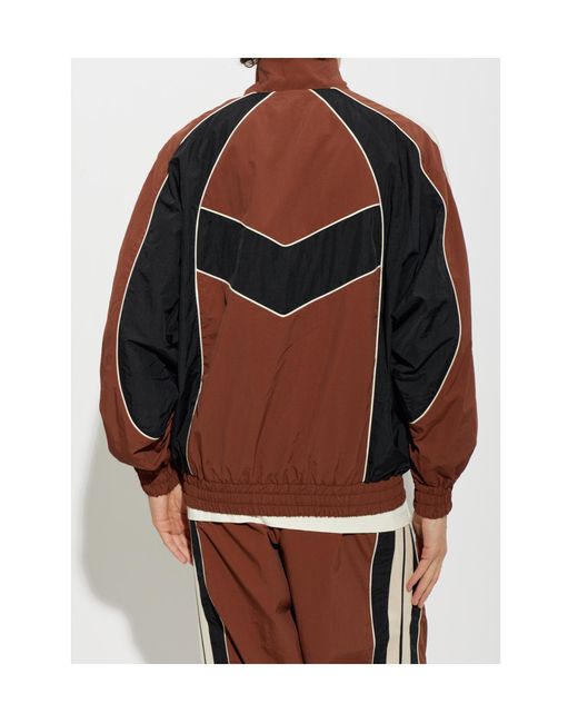 Palm Angels Brown Long-Sleeve Casual Jacket for men