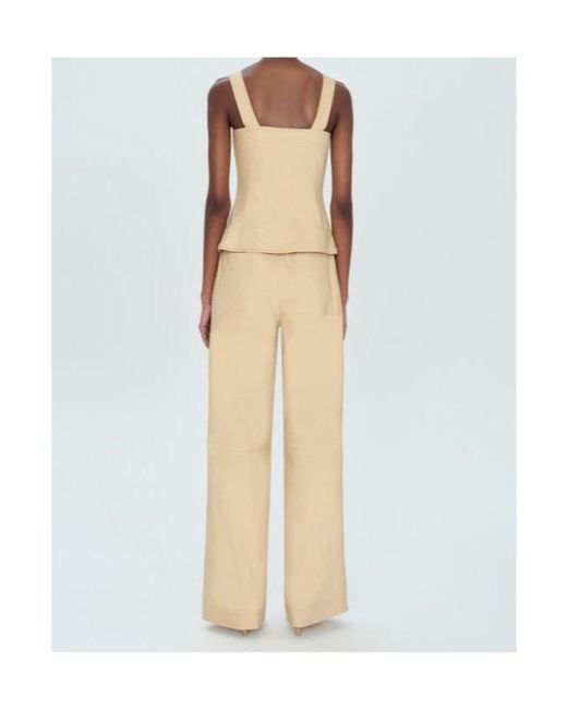 Jonathan Simkhai Natural Amaya Bleted Pants