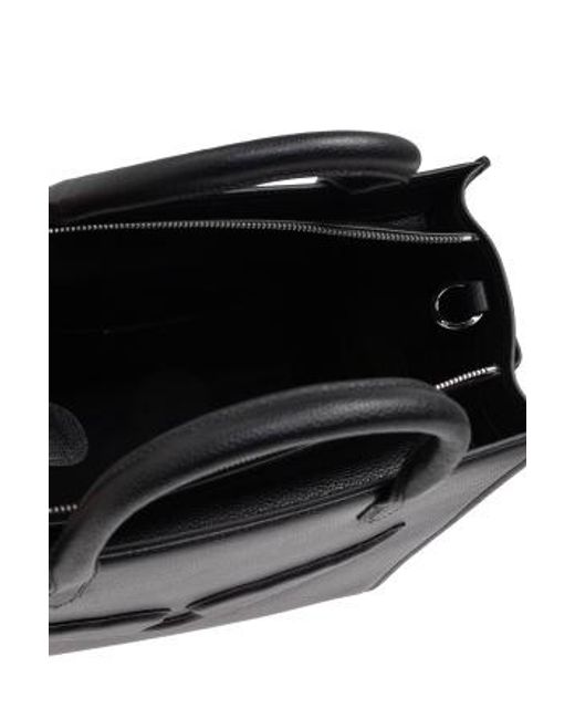Zadig & Voltaire Black Angel Grained-Leather Tote Bag