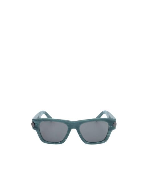 Dior Blue Rectangular Sunglasses for men