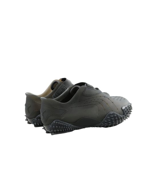 PUMA Gray Round-Toe Sneakers