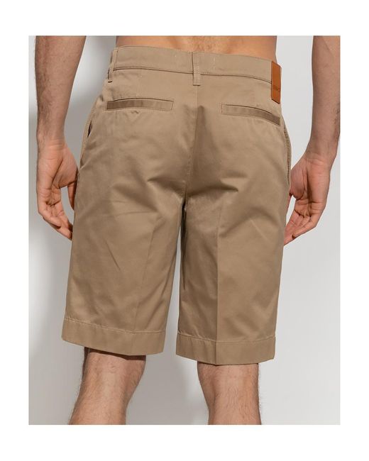 Versace Natural Knee-Length Bermuda Shorts for men