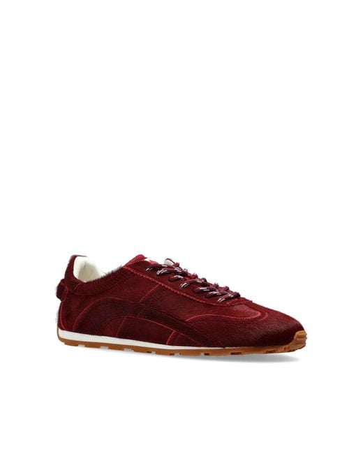 DSquared² Red Round-Toe Sneakers for men