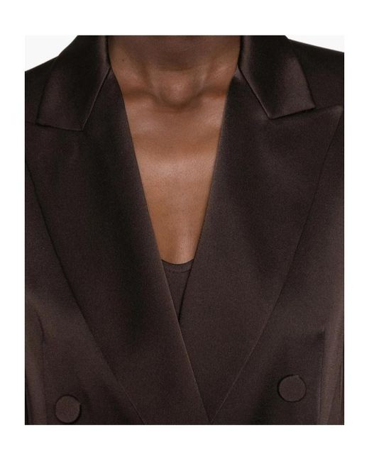 Max Mara Brown Long-Sleeved Suit Jacket