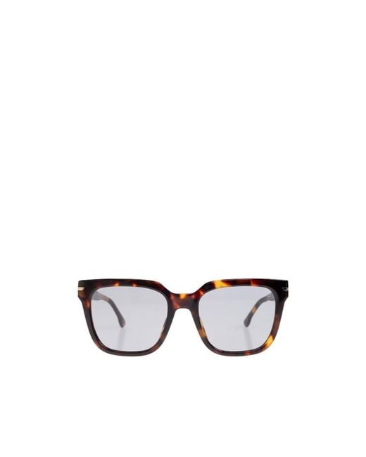 Victoria Beckham Metallic Eyewear Square Frame Sunglasses