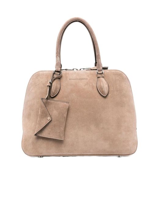 Ermanno Scervino Natural Double Handle Tote Bag