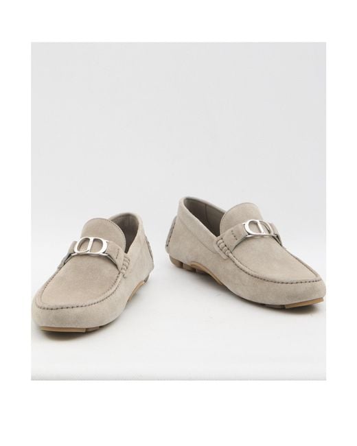 Dior Gray Odéon Loafers for men