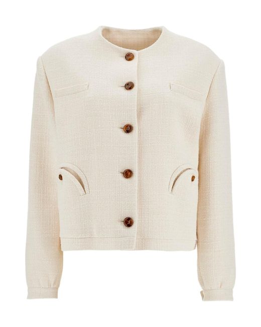 Blazé Milano White Missy Gliss Jacket