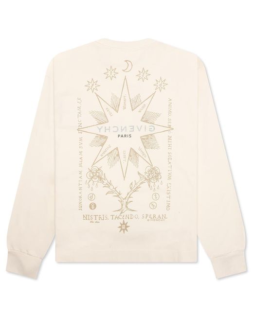 Givenchy White Long Sleeve T-Shirt for men