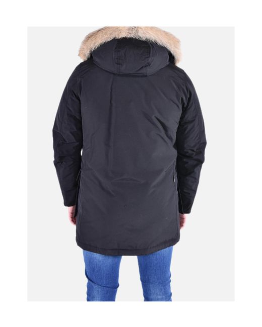 Woolrich Black Down Jackets for men