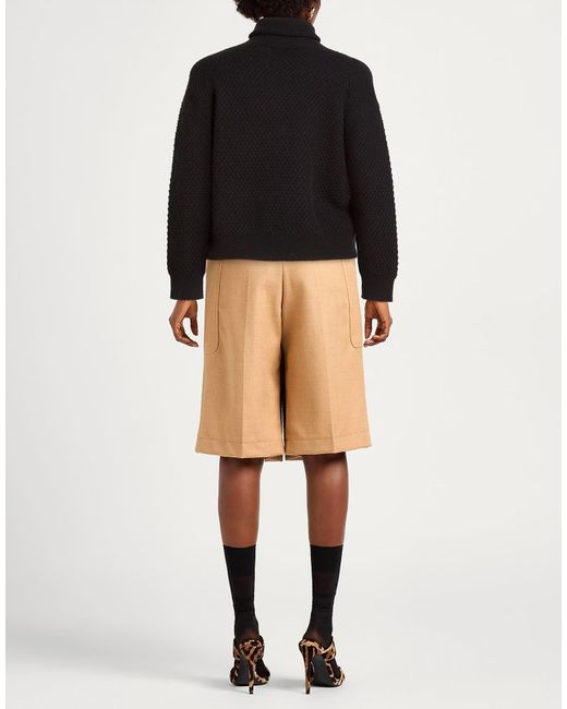 Max Mara Black Solid Color Knit Sweater