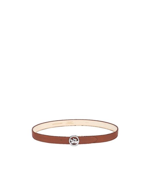 Longchamp White La Médaille Belt