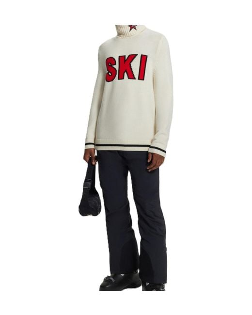 Boss White Simple Sweater for men