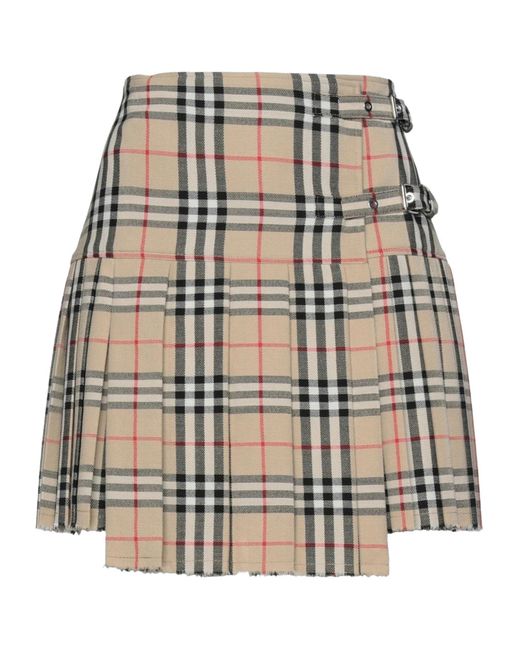 Burberry Brown Mini Skirt