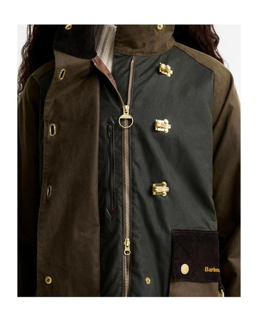 Barbour Multicolor Hazelwood Corduroy-Trim Lobster-Claw Jacket