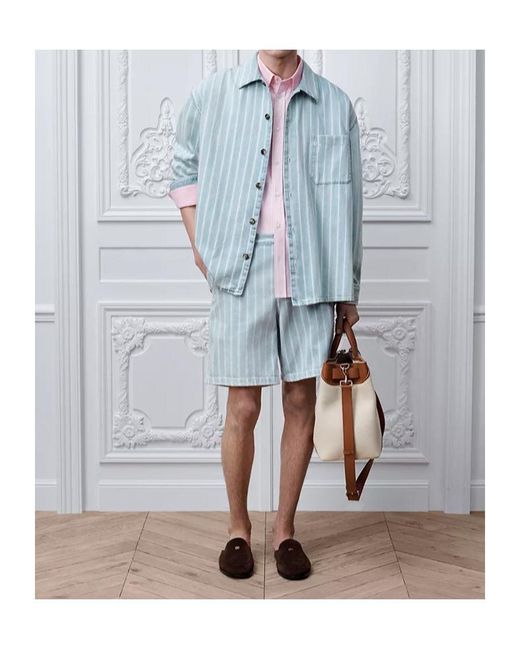 Dior Blue Overshirt for men