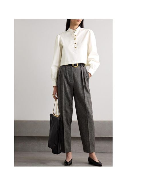 Altuzarra White Cotton Short Top