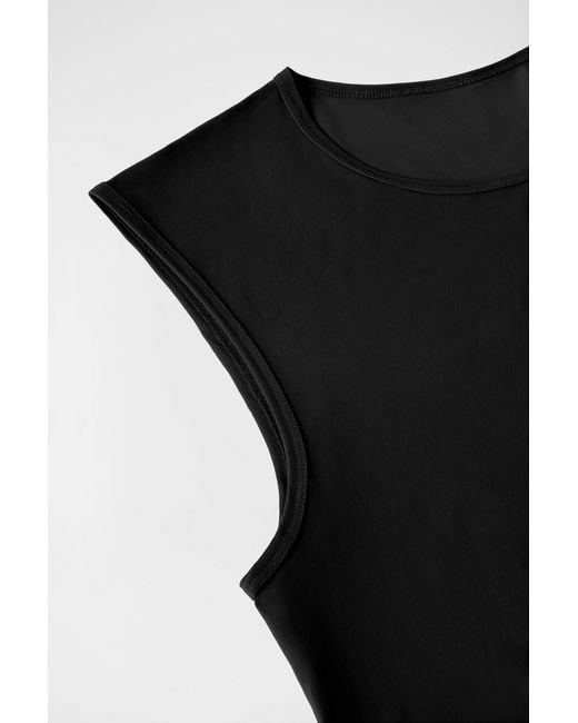 Jil Sander Black Jersey Slip Dress